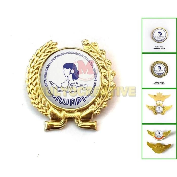 

Pin Wing Bros IWAPI Pin Logo Ikatan Wanita Pengusaha Indonesia PREMIUM