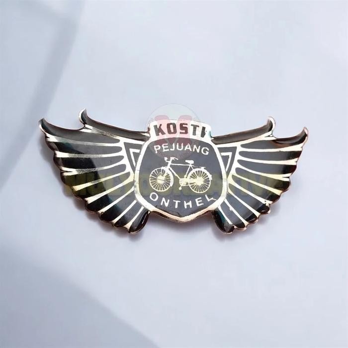 

Lencana Brevet Pejuang Onthel Wing Komunitas Kosti PREMIUM