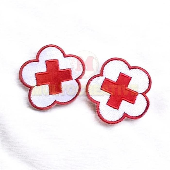 

Emblem Bordir Bentuk Palang Merah Indonesia Bed Bordir PMI PREMIUM