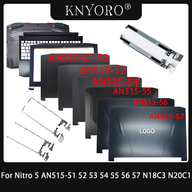 NEW For Acer Nitro 5 Body AN515-51 52 53 54 55 56 57 Case Laptop Top Back Cover Front Frame LCD Hing