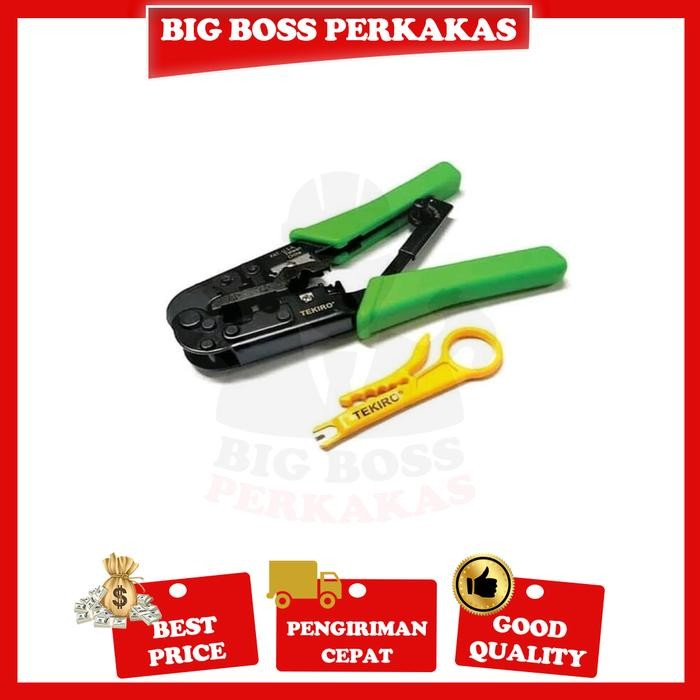 Tekiro Tang Crimping / Tang Krimping Rj45 & Rj 11 3 In 1