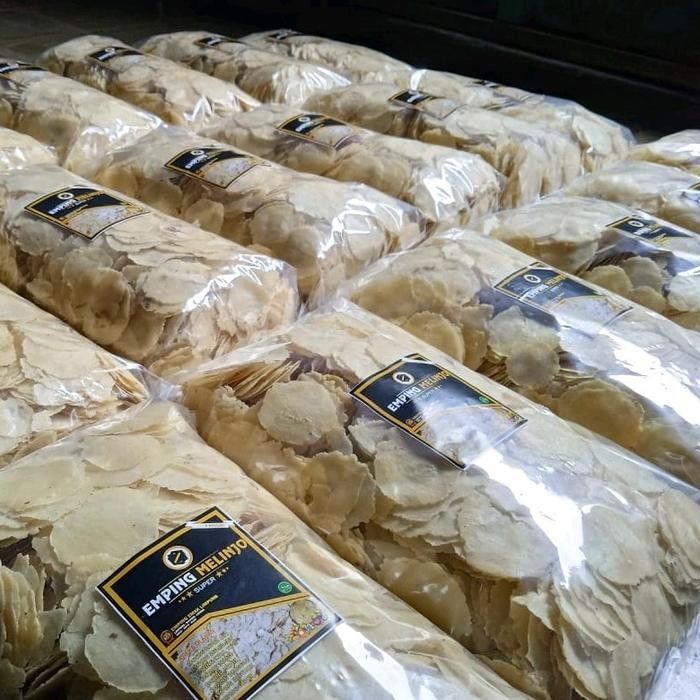 

1 Kg Emping Melinjo Mentah Tipis Kering Seller Emping Limpung Super Kering Snack Murah
