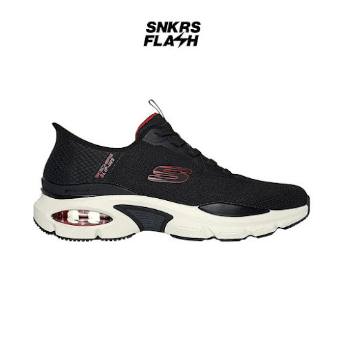 SKECHERS SPORT SKECHAIR VENTURA BLACK RED Sepatu Sneakers Pria - 232447BKRD - Size 45