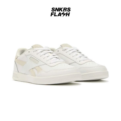 REEBOK COURT ADVANCE WHITE GREY MOON Sepatu Sneakers Pria - 100228684 - Size 45