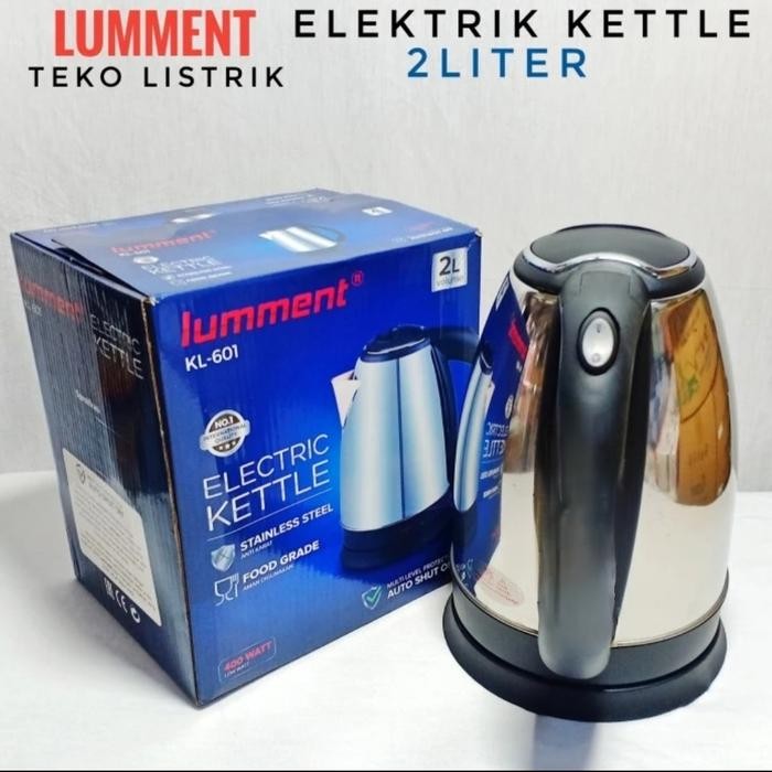 Teko Listrik Stainless Meiko 2 Liter Pemanas Air Bagus Berkualitas Sni