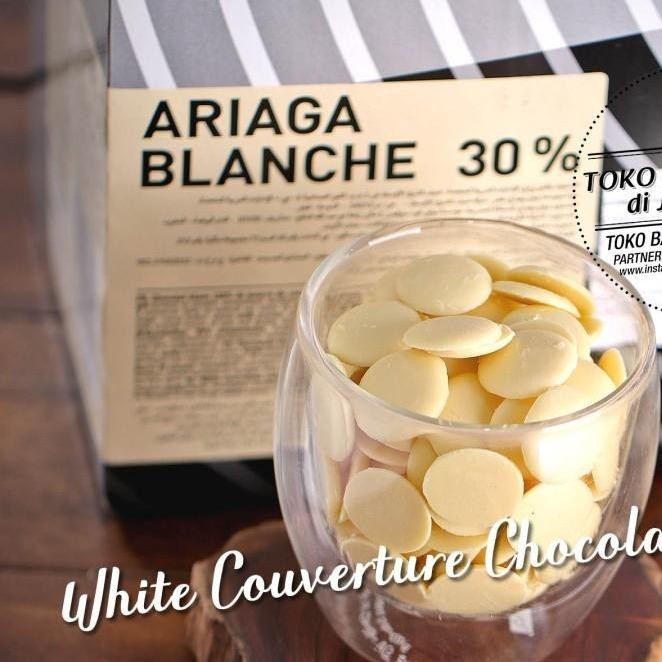 

NEW! VALRHONA ARIAGA BLANCHE 30% 100GR WHITE CHOCOLATE COUVERTURE COKELAT COIN COKLAT BAKING