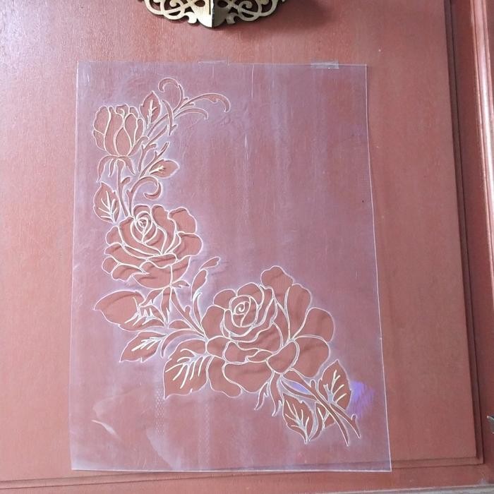 

Stencil Dinding Motif Mawar Ukuran 40*30 Bahan Tebal