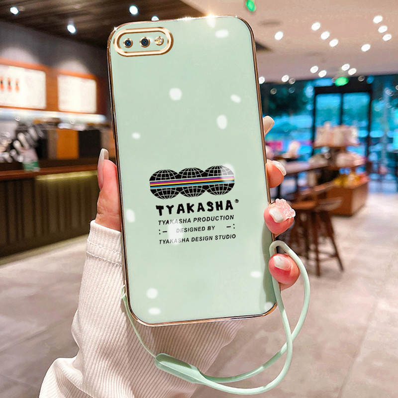 Casing Hp Untuk Realme C2 C2s C3 OPPO A1K Case Casing pola Bola Kasing HP Kesing tali berlapis pelin