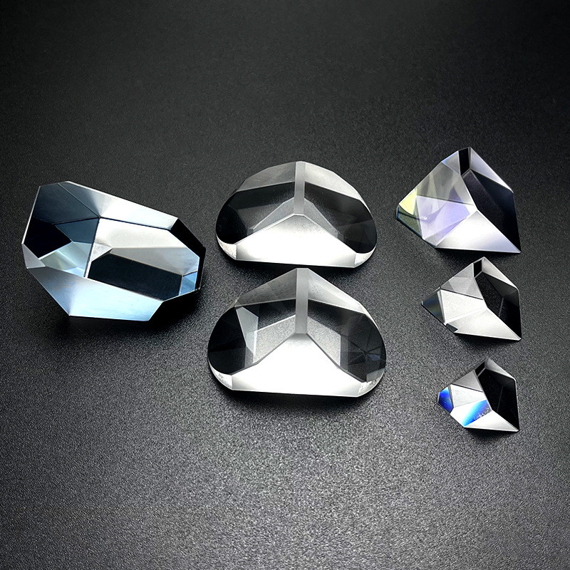 Roof prism Paul prism semi-pentagram optical glass telescope image abnormity prism manufacturer whol