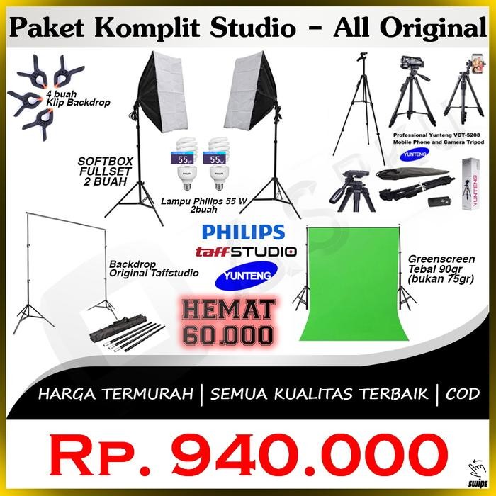 Paket Komplit Studio All Original Studio Shooting Rekaman Youtuber