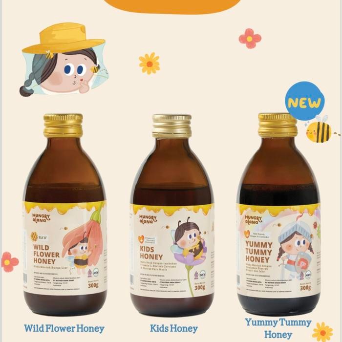 

Ready- Hungry Alana Madu Kids Honey Wild Flower Madu Asli Ready Stock #Gratisongkir