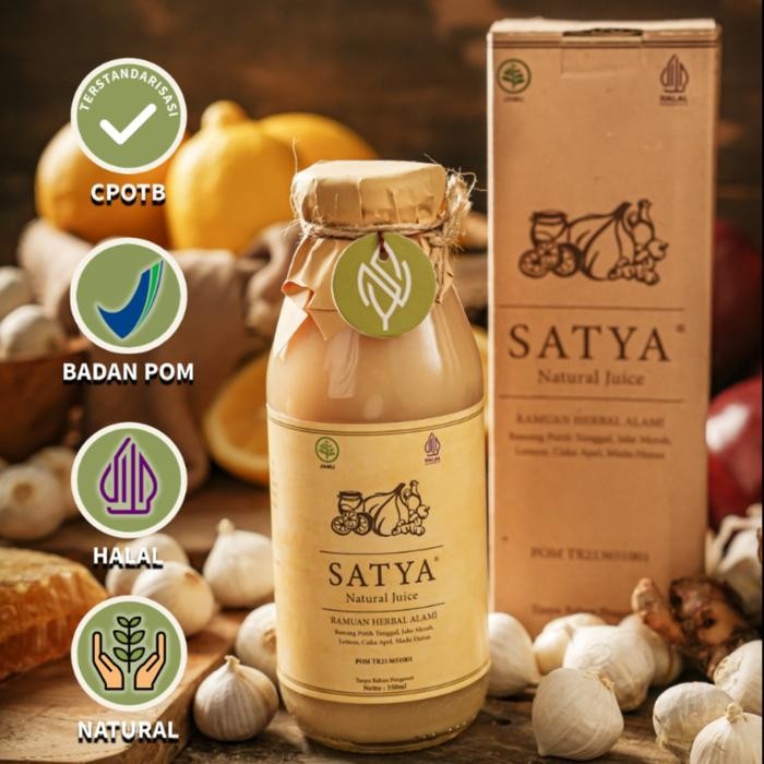 

Ready- Satya Jus Bawang Putih Tunggal Jahe Merah Madu Hutan Lemon Cuka Apel #Gratisongkir