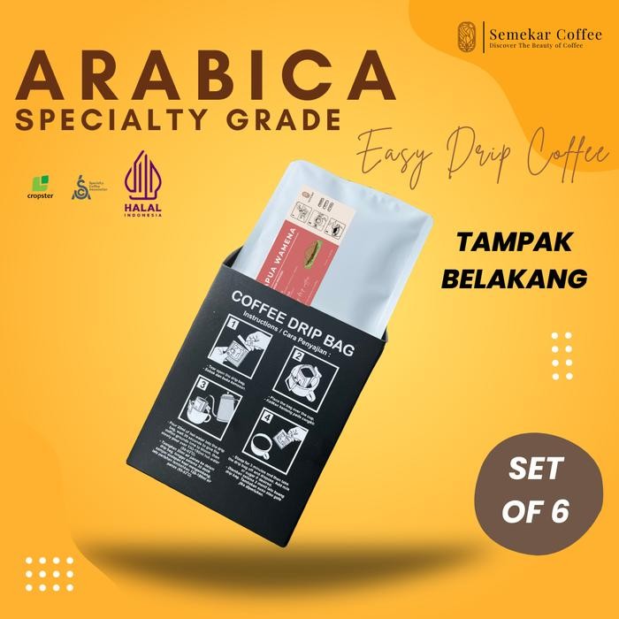 

Ready- Coffee Drip Bag Box Set Arabica Specialty Kopi Hampers Kado Praktis Drip #Gratisongkir