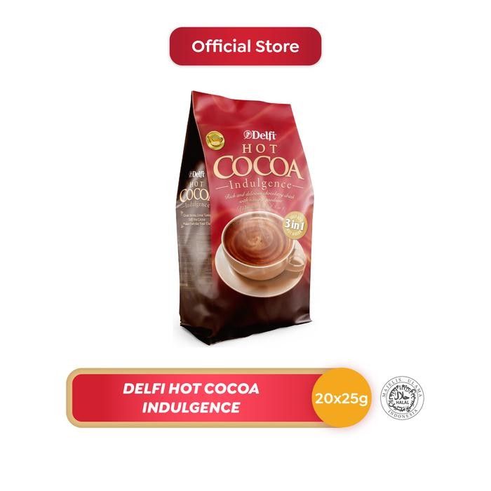 

Ready- Delfi Hot Cocoa Indulgence Minuman Cokelat 25 G - Isi 20 #Gratisongkir