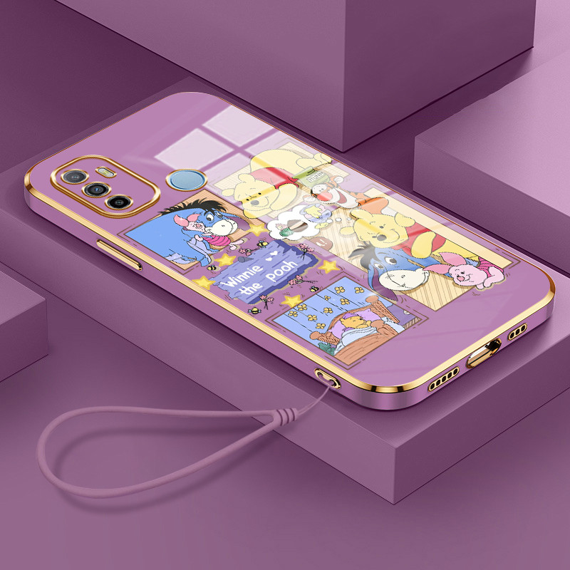 Casing Hp Untuk OPPO A53 2020 A33 2020 A53s 4G A32 A11s Case Casing pola Karakter animasi lucu Kasin