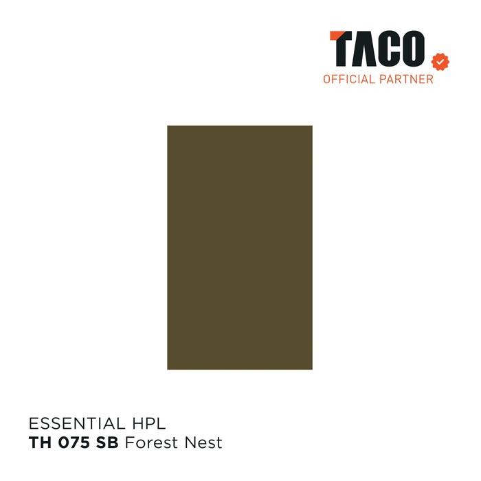 TACO Laminate HPL Solid Per 1 Lembar 122CM X 244CM - TH 075 SB Forest Nest
