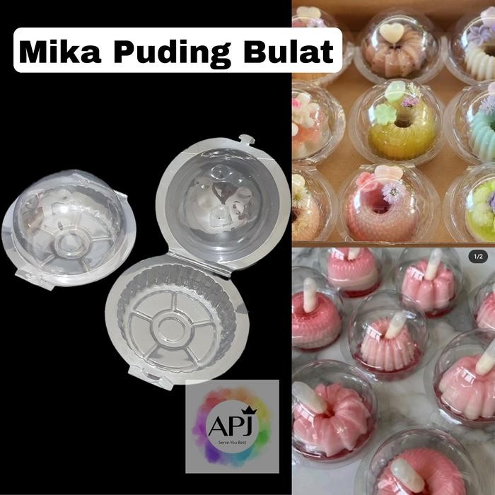 Mika Pudding Bulat / Mika Bolu Setengah Bola /Mika Bulat Mini/Mika