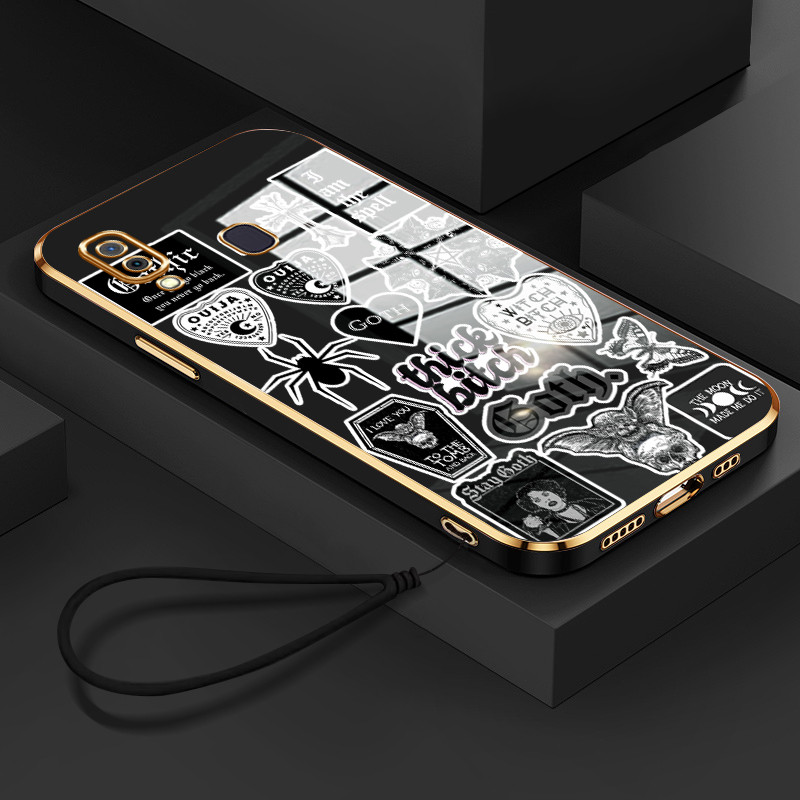 Casing Hp Untuk Samsung Galaxy A20 A30 M10s A20s A21s Case aneh Kasing Kesing tali berlapis pelindun