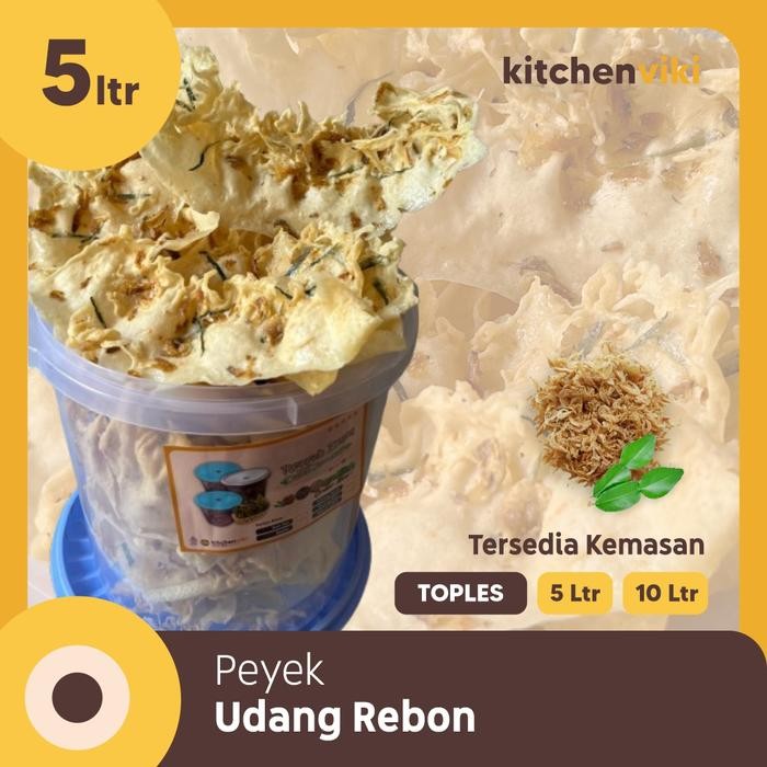 

Peyek Udang Rebon Toples 5L 10L Kitchen Viki