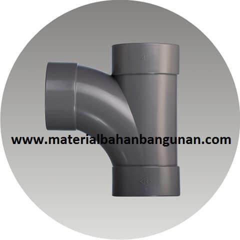 LARGE RADIUS TEE D LT 4 X 3 INCH T Y TY 90 DERAJAT SAMBUNGAN PIPA 4X3