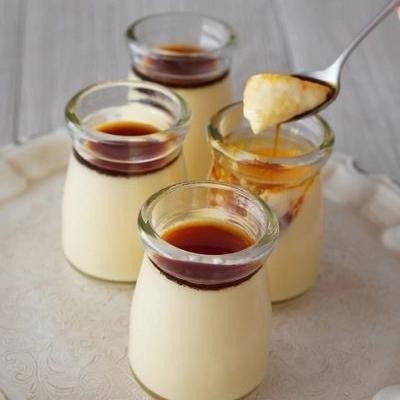 GELAS PUDING JAR 6 PCS TOPLES PUDDING MINI TOPLES MINI TEMPAT PUDD