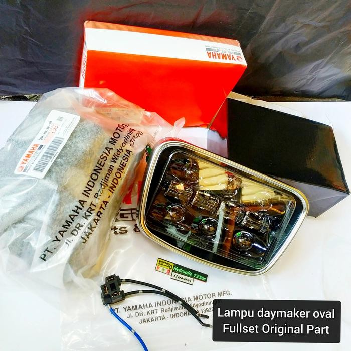 lampu daymaker rx king oval original lampu scorpio ( FREE SOKET )