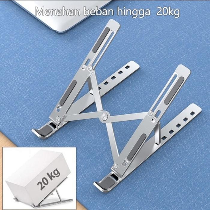Stand Laptop Aluminium Multifungsi