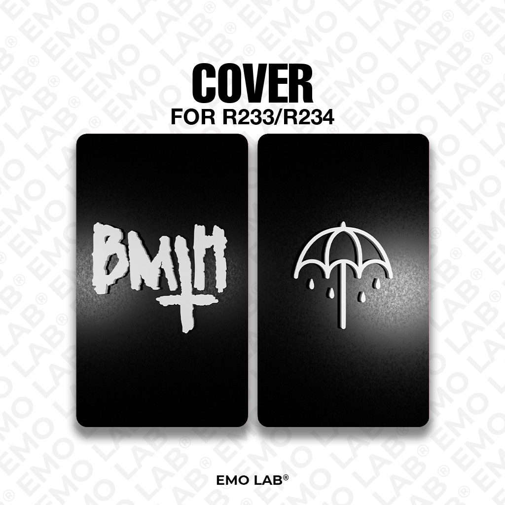 BMTH PAINT BLACK WHITE BACKDOOR 3D PRINT R233/R234