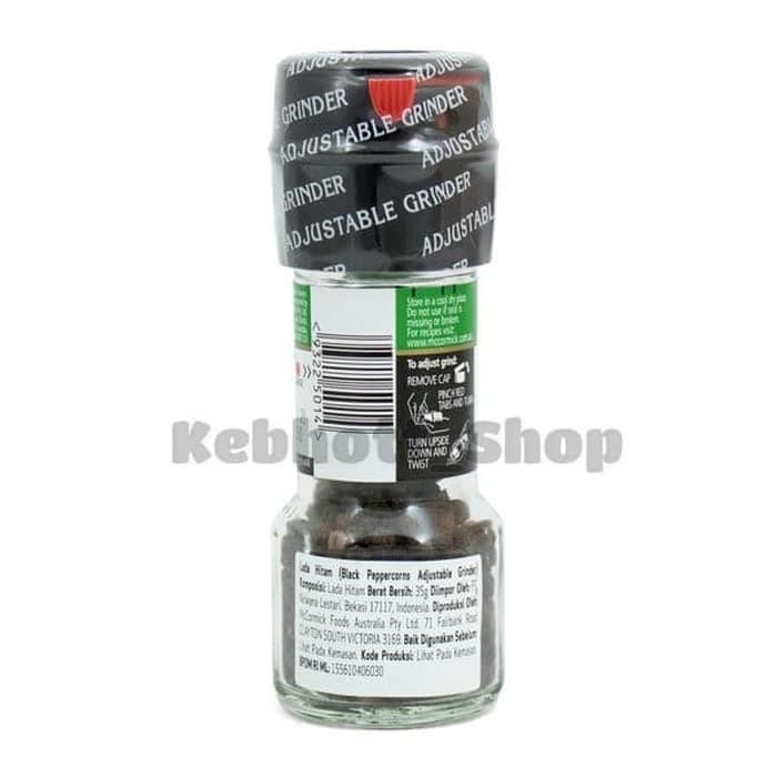 

Mccormick Mc Cormick Blackpepper Black Pepper Grinder 28Gr Lada Hitam -Gratisongkir