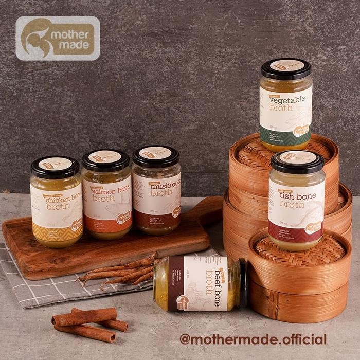 

Wild-Caught Salmon Bone Broth - Kaldu Tulang Salmon - Jar 275Ml -Gratisongkir