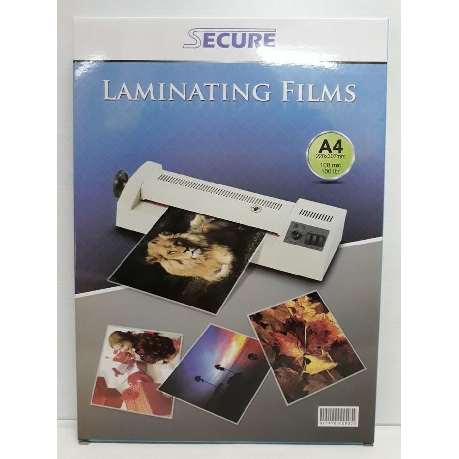 

EN4U Plastik Laminating Secure Ukuran A4 100 Micron Laminating Film 100 Set
