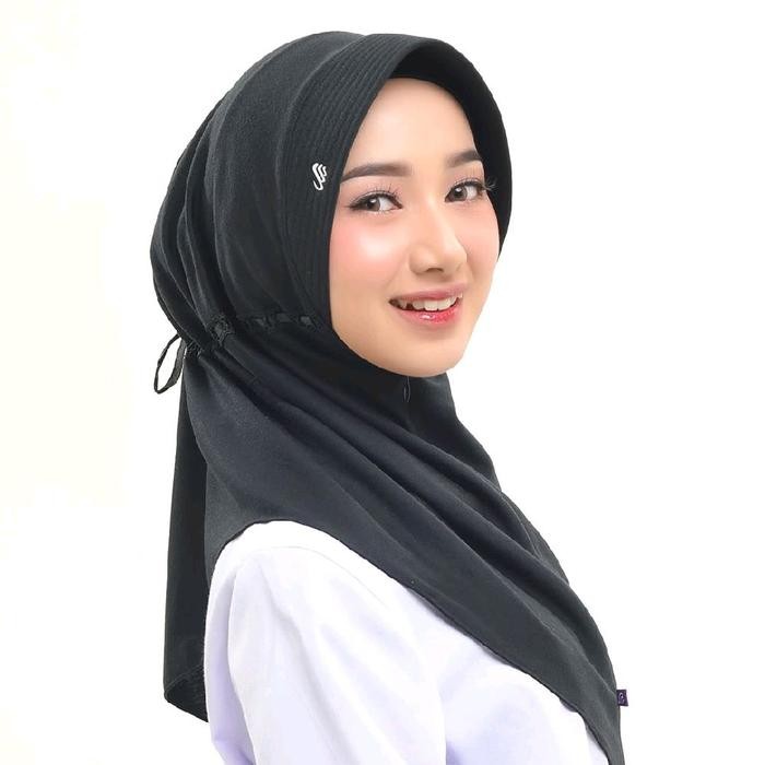 (Expert) Kerudung Anak Sekolah Instan Jilbab Muslim Serut El Rahma