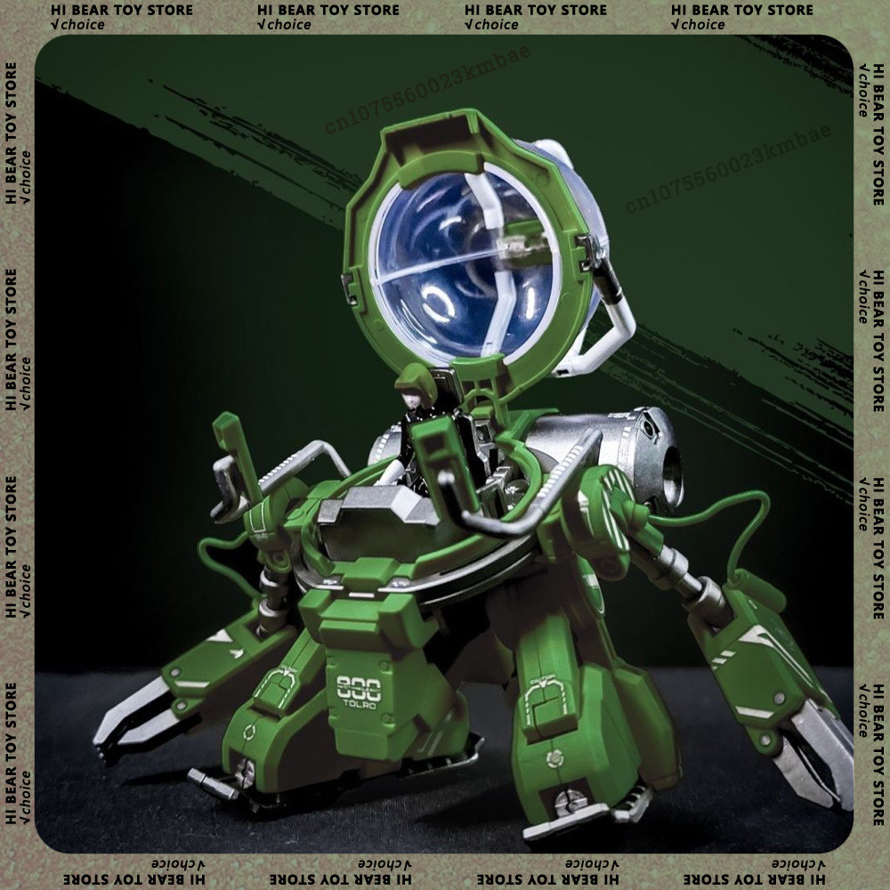 TOLRO-800 Assemble Model HG 1/144 Torohachi Construction Robot Action Figure Army Green Mecha Robot 