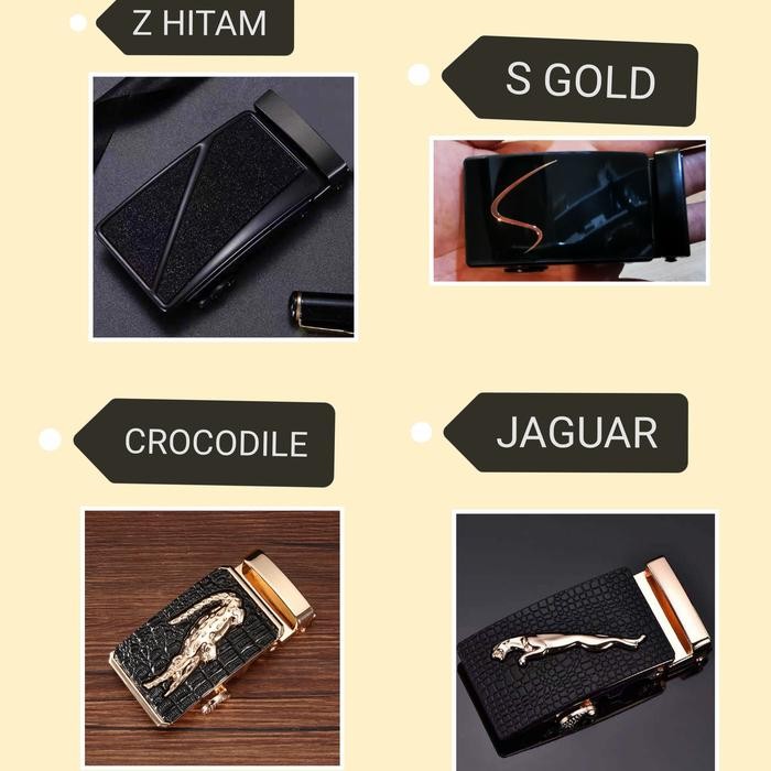 KEPALA GESPER IKAT PINGGANG PRIA MODEL REL PREMIUM