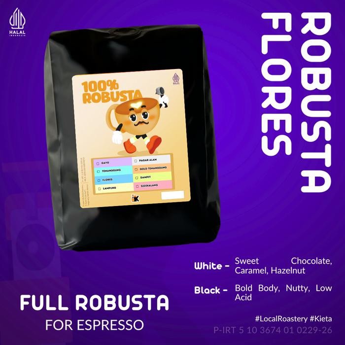 

NWFK Biji Kopi Fine Robusta Flores Manggarai 250Gr By Kieta Coffee