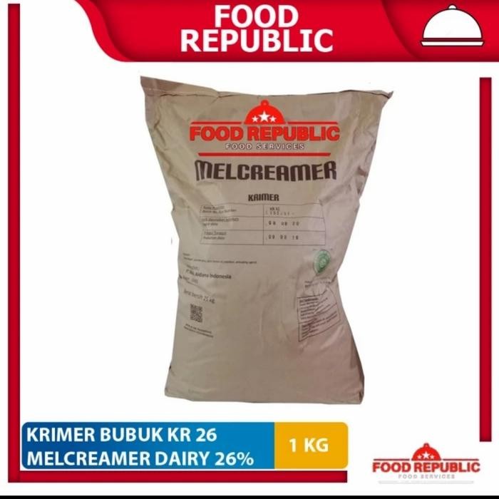 

NWFK Krimer Bubuk - Creamer Powder 1Kg Fat 26% Non Dairy Halal Repack