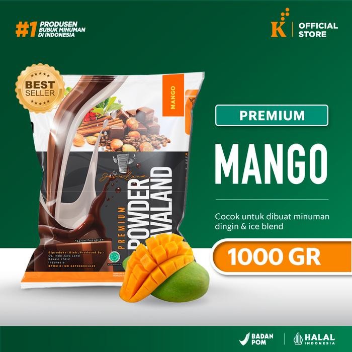 

NWFK Bubuk Minuman Premium Mango / Mangga Javaland Grande 1Kg Drink Gula