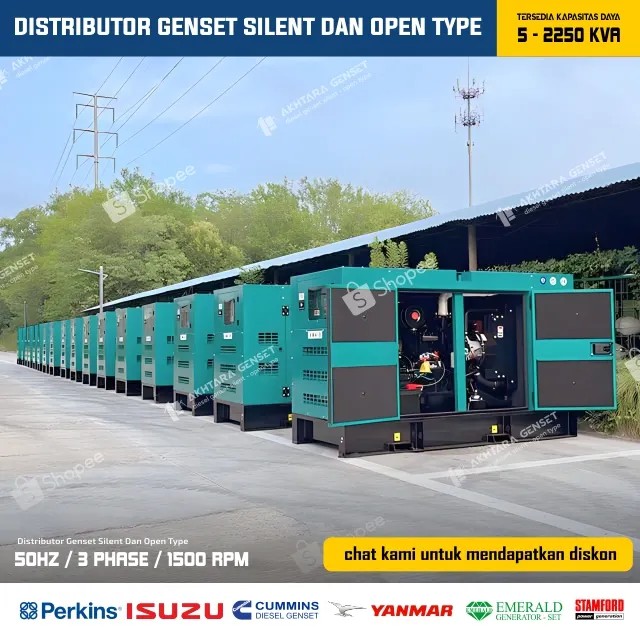 Genset Silent Cummins 300 Kva