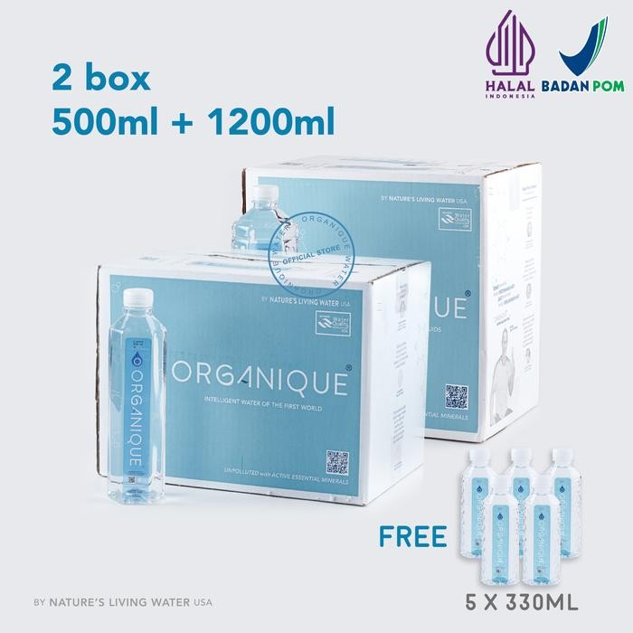 

8SXE Promo! Natural Premium Alkaline Mineral Water ( 500 Ml + 1200 Ml )
