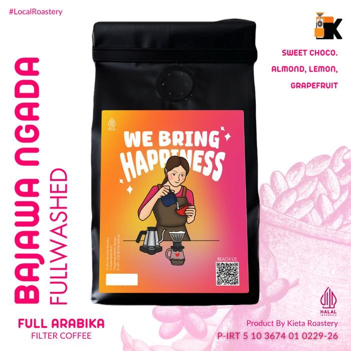 

8SXE Biji Kopi Arabika Bajawa Flores 100Gr