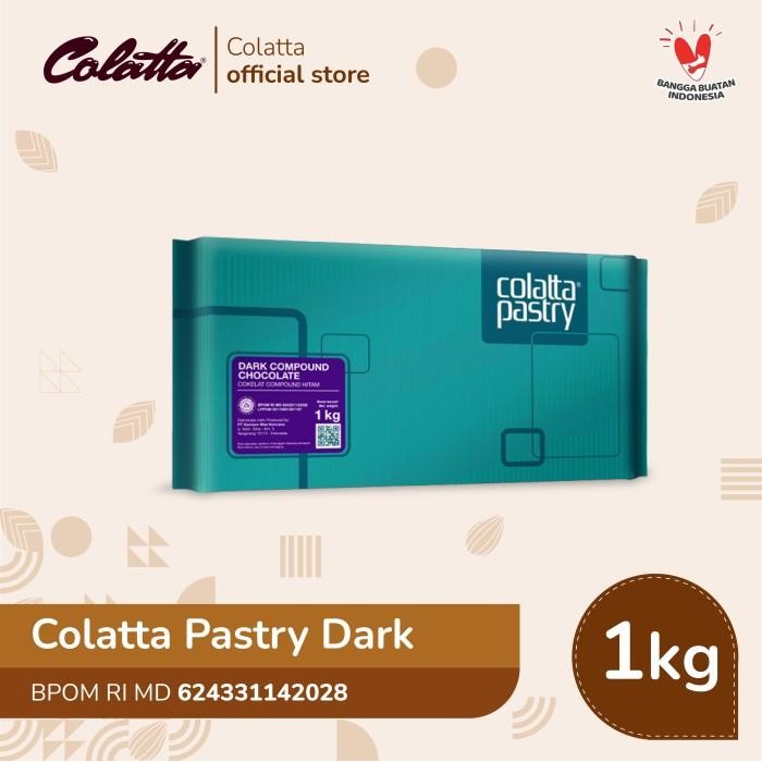 

(Rnd) - Colatta Pastry Chocolate Dark - Coklat Batang 1Kg