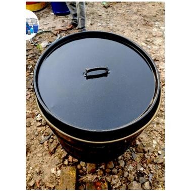 (Expert) drum besi bekas 200L,tong sampah besi 100L,pot jumbo,pengunci&tutup drum
