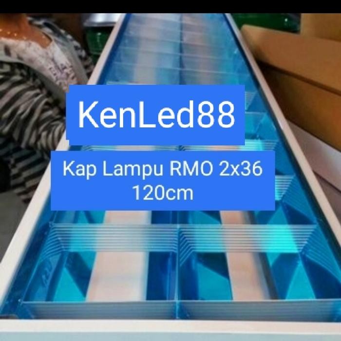 Paling Murah Kap Lampu Rmo 2X36/2X16 Housing Tl Neon Led Outbow 120Cm 2Lampu