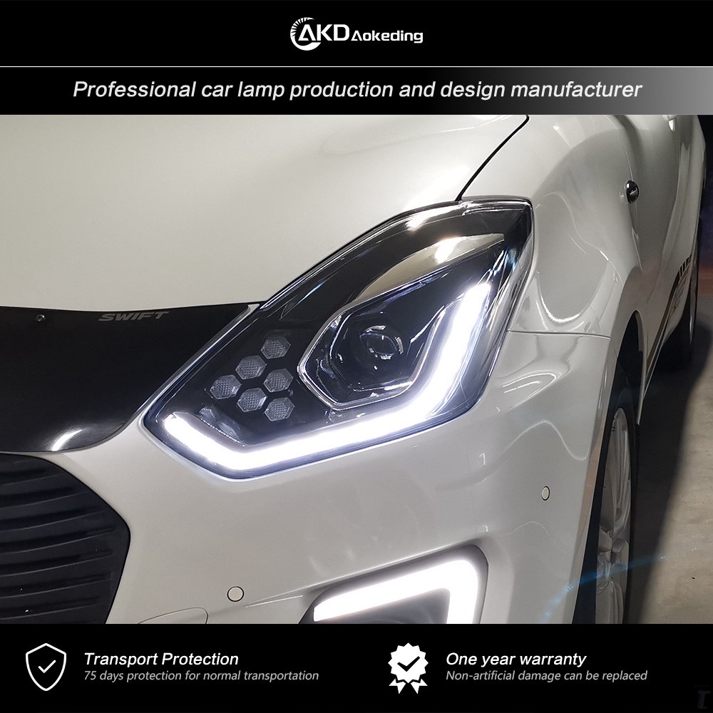 Headlights For  Suzuki Swift 2018-2020 Swift Head Lamp Fog Lights Day
