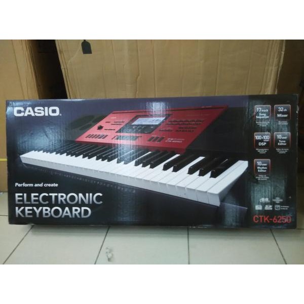 Keyboard Casio Ctk-6250 Original + Stand Keyboard