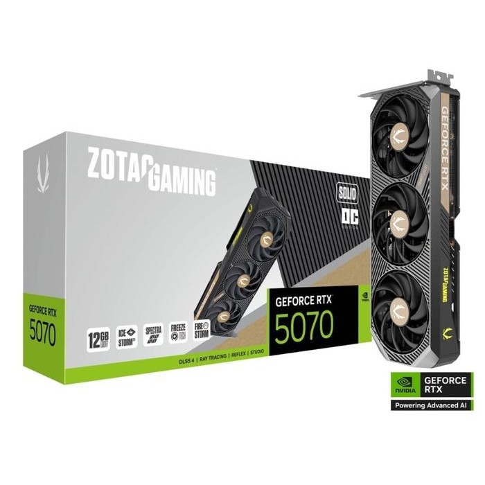 BestSeller ZOTAC GAMING GeForce RTX 5070 / RTX5070 12GB SOLID OC