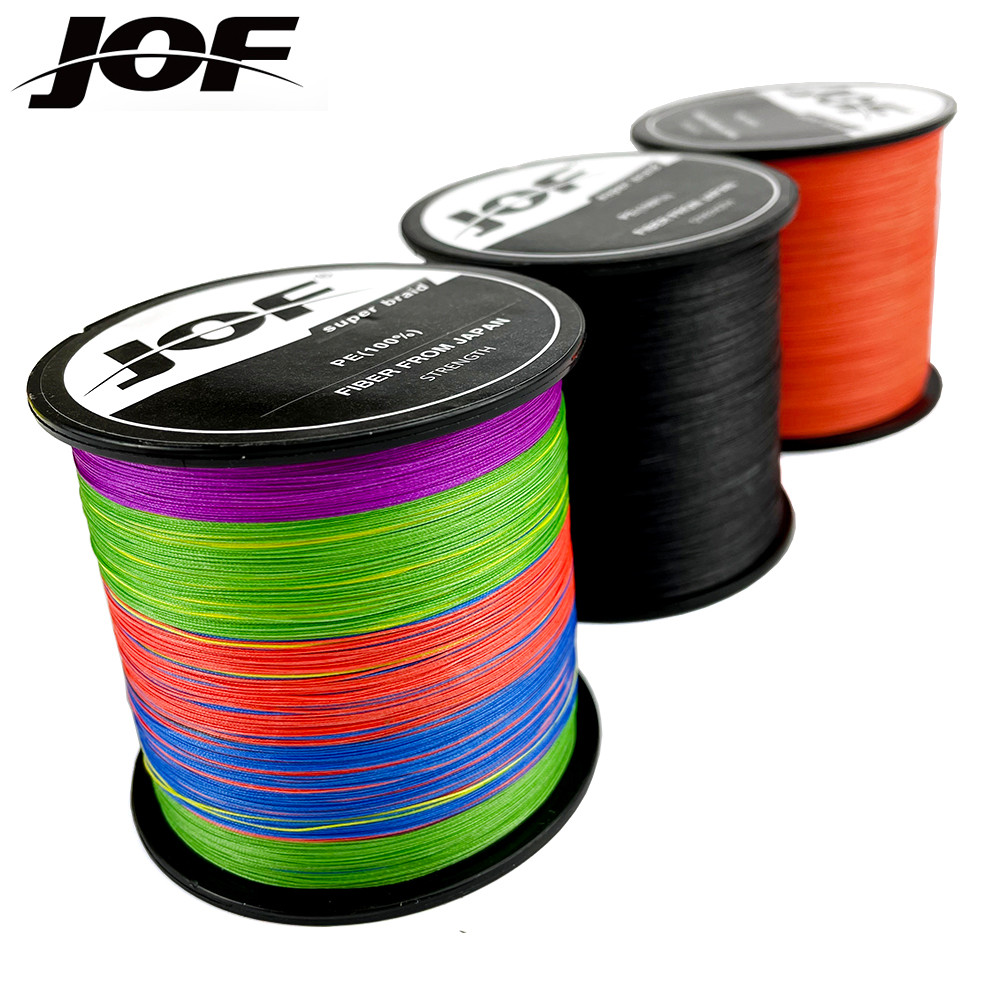 JOF 8 Strands PE Fishing Line 300m/500m/1000M Braided PE Line Super