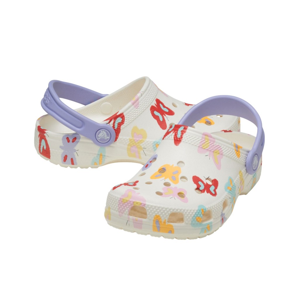 1 CROCS ORIGINAL STORE 100% - classic butterfly graphic kids clog