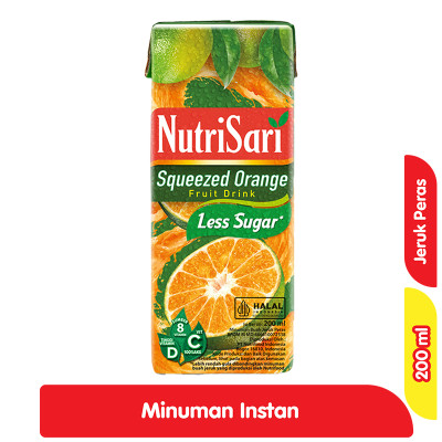 

NutriSari Squeezed Orange Minuman Jeruk Peras Vitamin C 200 ml