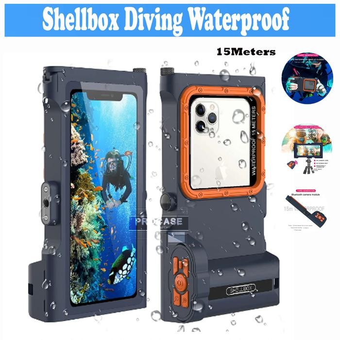 Asus Zenfone 9 Gen 3 Shellbox Diving Wateroof Hardcase Casing Cover *